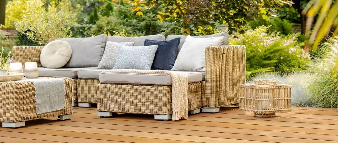 A terrace for summer, a terrace for years to come - with wood or composite decking from DLH