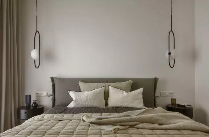 Sypialnia i pokoje dziecięce w stylu mid-century modern