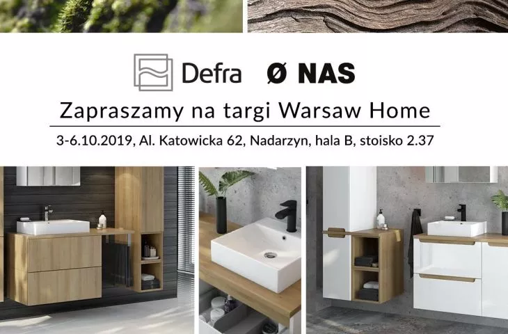 Meble łazienkowe Ø NAS i Defra na Warsaw Home