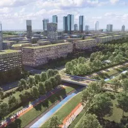 Kraków, wizualizacje projektu Nowego Miasta