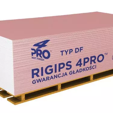 Płyty gipsowo-kartonowe RIGIPS 4PRO™ Fire+ typ DF