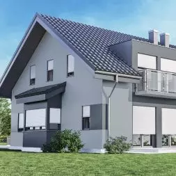 Rolety zewnętrzne zabudowane w systemie AK – FLEX