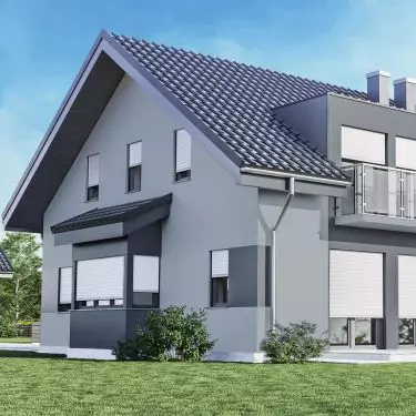Rolety zewnętrzne zabudowane w systemie AK – FLEX