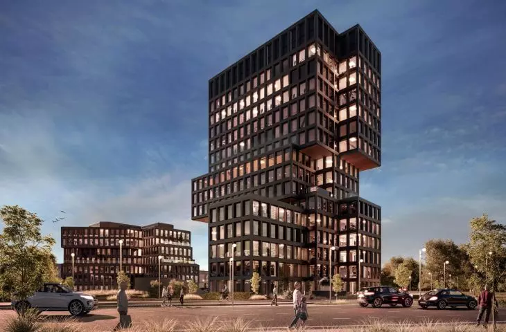 Naprawi przestrzeń i nada charakter – oryginalny biurowiec od EASST Architects