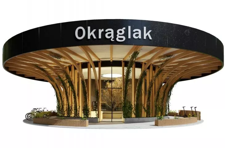 Inclusive Okrąglak in the Metaverse. Eco-shop by A8 Architektura