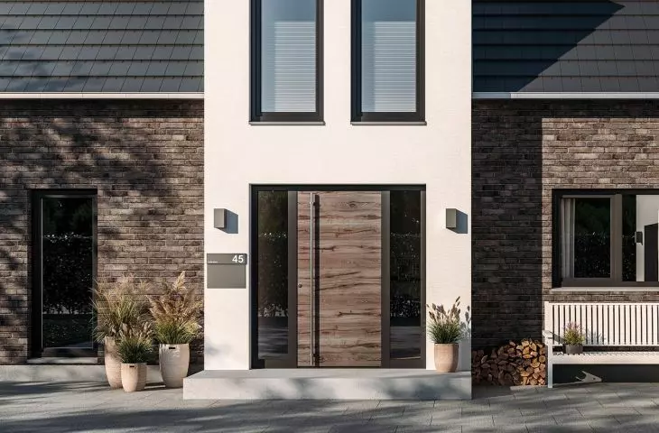 Outside and into the room. Hörmann brand doors