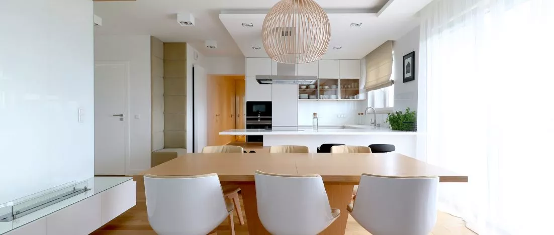 Minimalistyczny apartament – detal i geometryczna forma