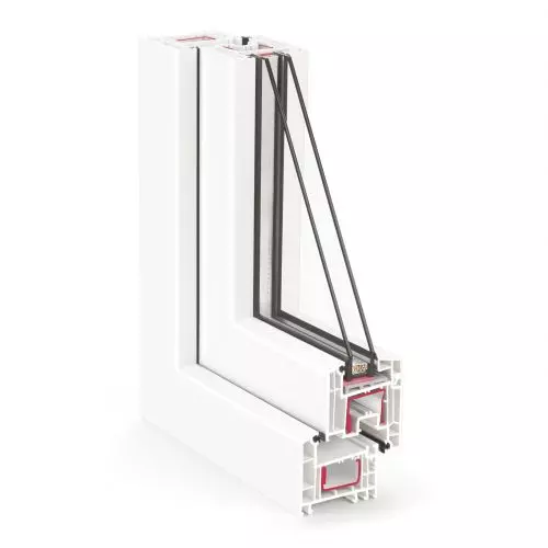 System okienny o głębokości zabudowy 70 mm