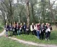 Uczestnicy warsztatów podczas wizji lokalnej