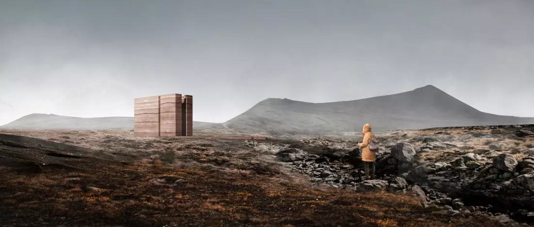 Success of a Polish student. Design of a pavilion made of rammed earth awarded!