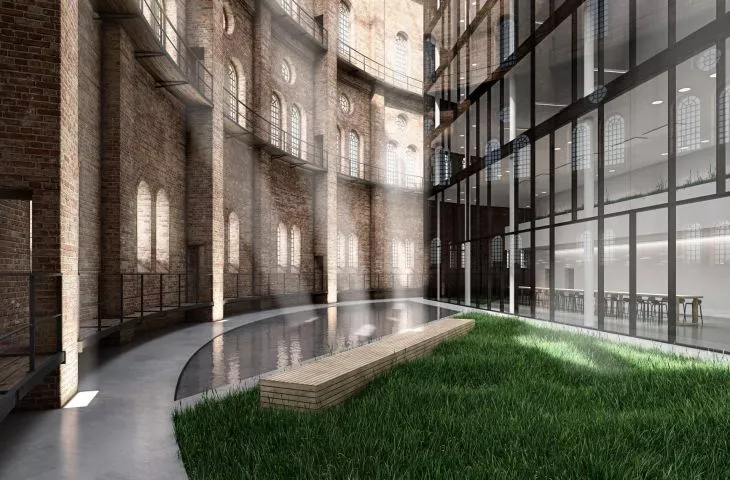 Projekt adaptacji budynków zbiorników gazu na Woli