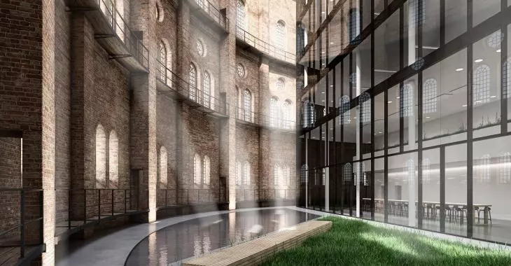 Projekt adaptacji budynków zbiorników gazu na Woli