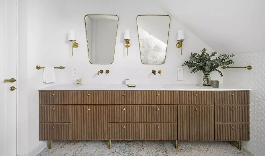 Bathroom designed by Musiał Studio