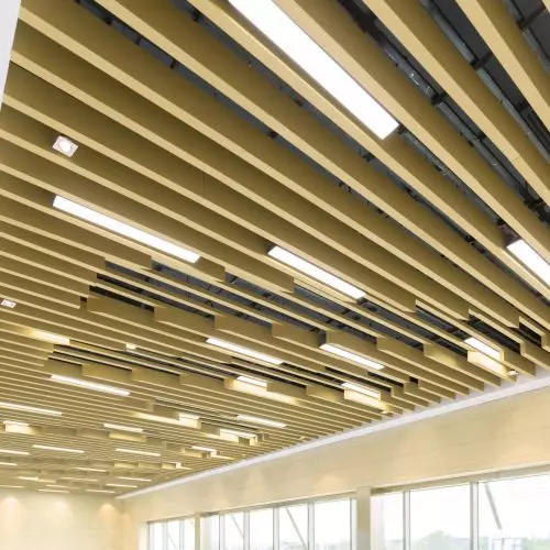 Acoustic felt, mineral circles, vertical panels - how to plan an original ceiling