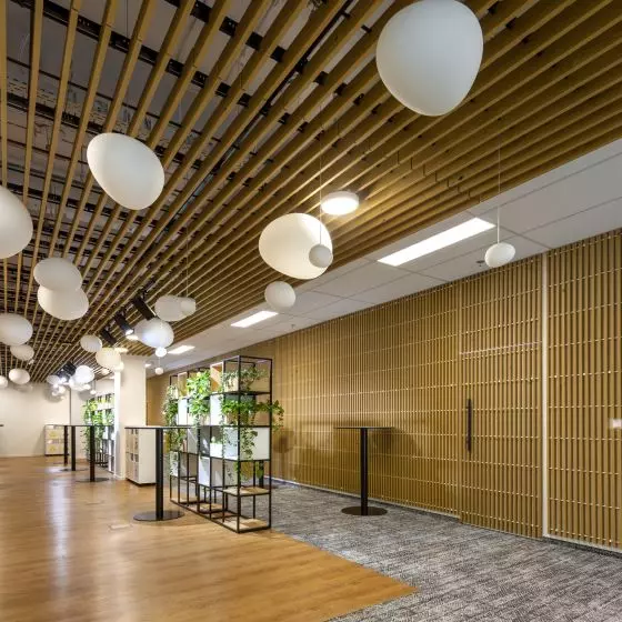Solid Wood Grid PKO BP Chmielna, Warszawa