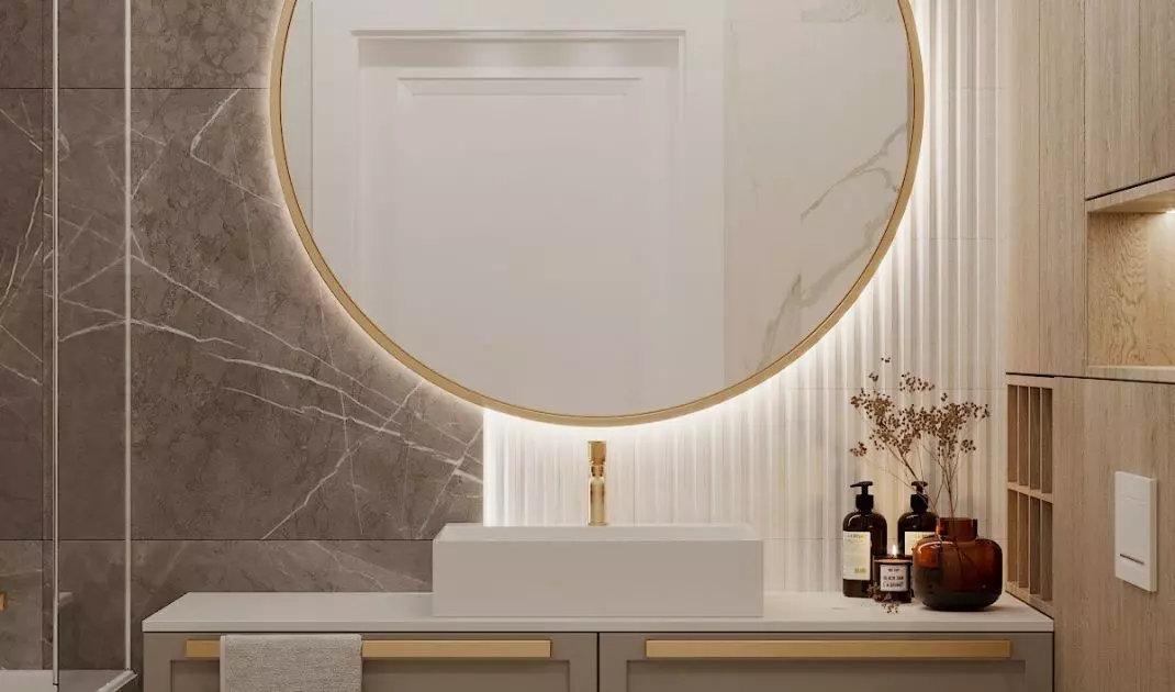 Bathroom designed by MIKOŁAJSKAstudio