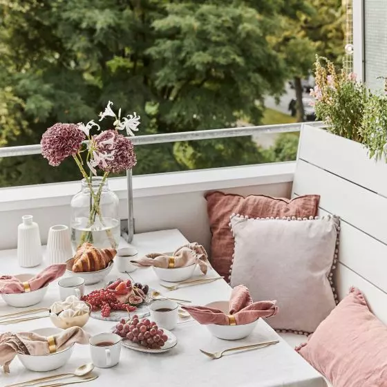 Balkon w stylu romantycznym