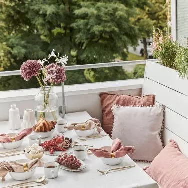 Balkon w stylu romantycznym