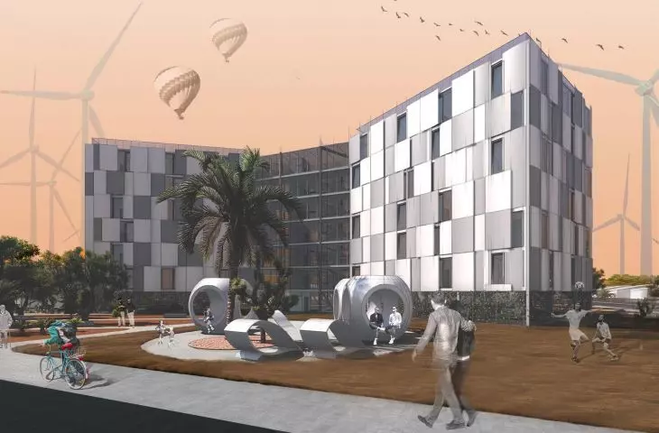 „Living Turbine”. Projekt budynku z elementów turbin wiatrowych na krótkiej liście konkursowej