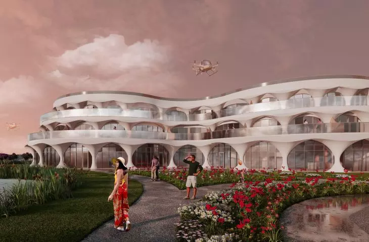Hotel of the future. An idea for the development of a mine site in Belchatow