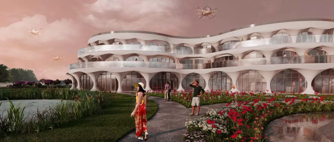 Hotel przyszłości. Pomysł na zagospodarowanie terenu kopalni w Bełchatowie