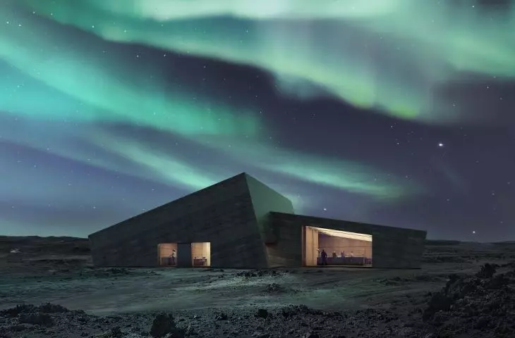 A pavilion for watching movies and the aurora borealis. A project from Poland on the short list for the competition!