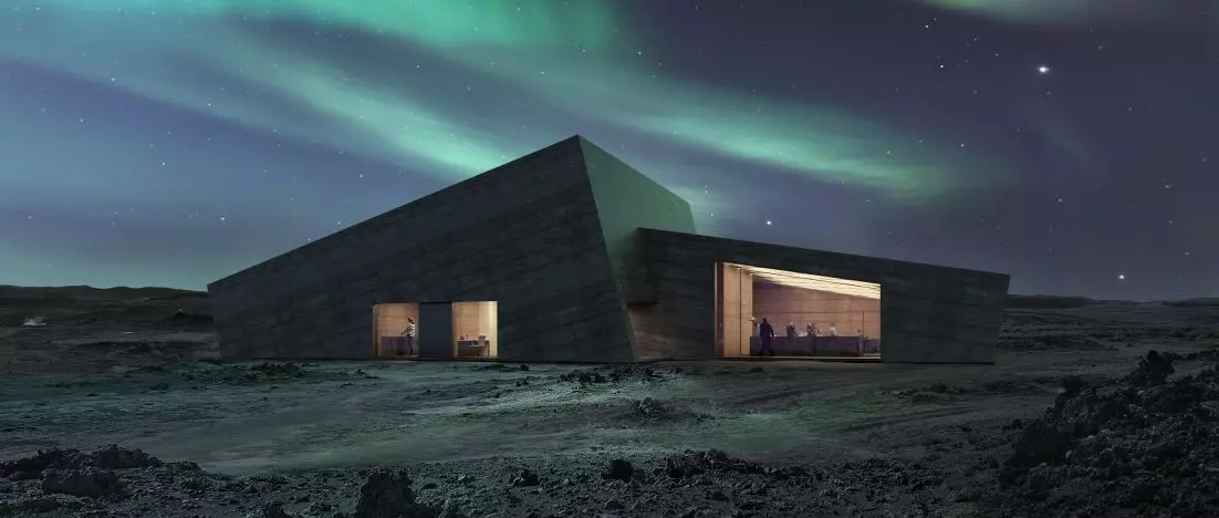 A pavilion for watching movies and the aurora borealis. A project from Poland on the short list for the competition!