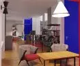 „Przestrzeń dedykowana” to lokal mieszczący kawiarnię i przestrzeń wystawienniczą