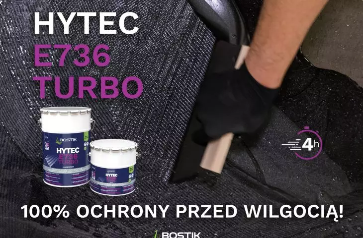 Nowość! BLOKOWANIE WILGOCI w posadzkach w 8h! Bostik HYTEC E736 TURBO