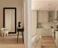 Interior of an apartment in Warsaw's Mokotow district