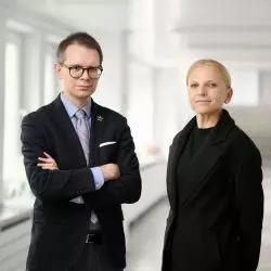 Marek Kaszyński, przewodniczący MPOIA i Magdalena Buczyńska-Zapała p.o. prezeski SARP Oddział Kraków
