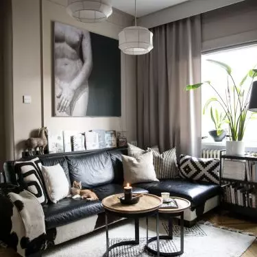 Salon w stylu modern classic