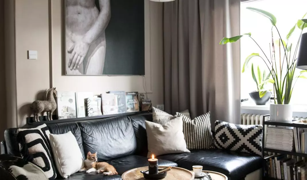 Living room in modern classic style