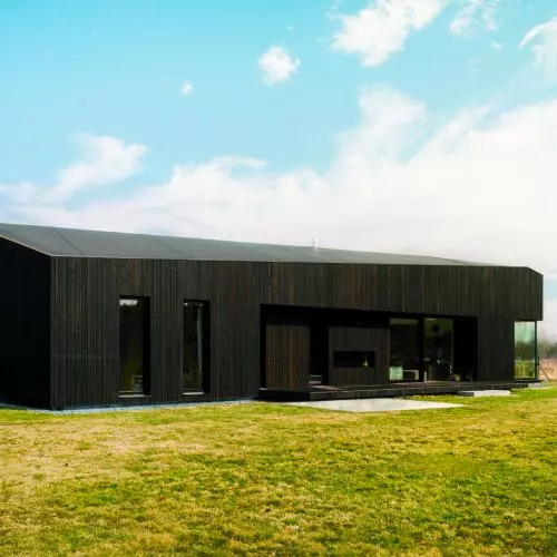 House in the meadow - a contemporary version of a Polish cottage