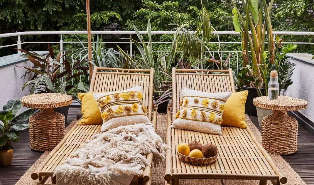 Tropical style balcony