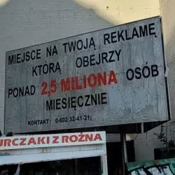 Nośnik reklamowy i pawilony stojące bez zezwoleń przy pl. Wiosny Ludów w Poznaniu