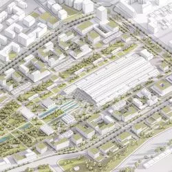 dominanta centrotwórcza – projekt wielofunkcyjnego założenia urbanistycznego w Warszawie