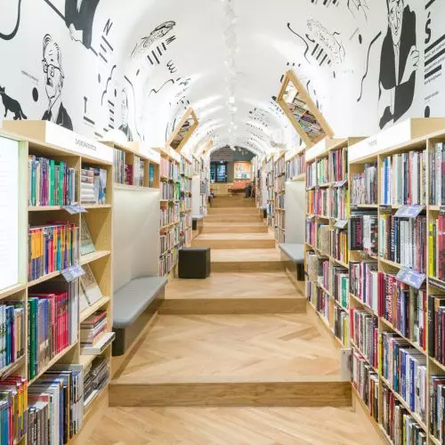 Pra-empik, or new interiors of Poland's oldest bookstore