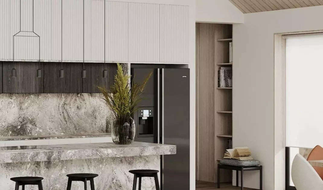House in beige