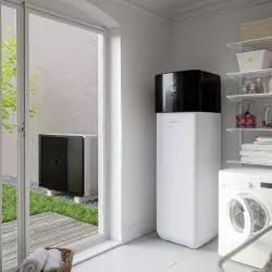 Jednostka wewnętrzna oraz jednostka zewnętrzna powietrznej pompy ciepła Daikin Altherma 3 H HT
