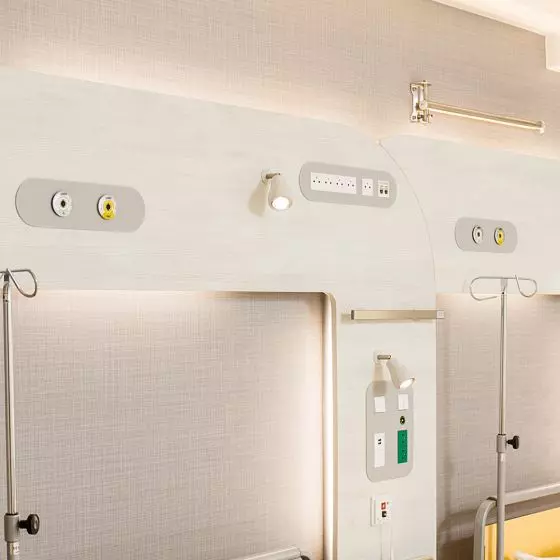 Panele nadłóżkowe MERYcomfort, Samodzielny Publiczny Wojewódzki Szpital Zespolony w Szczecinie, Oddział Geriatryczny
