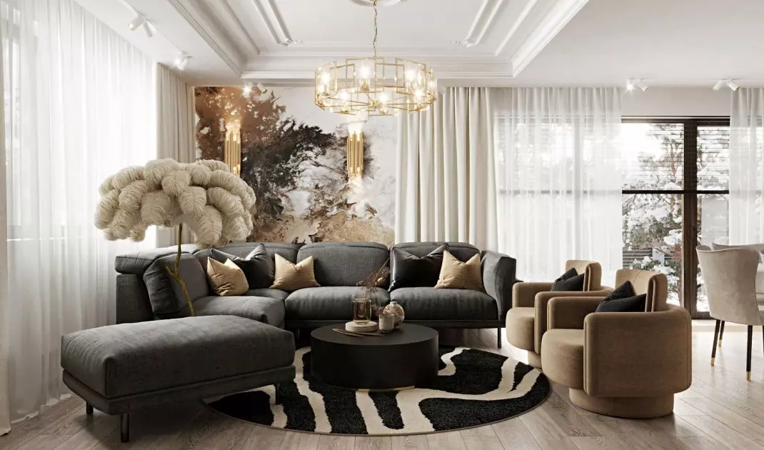 Salonw stylu modern classic
