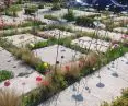 rozszczelniony betonowy plac