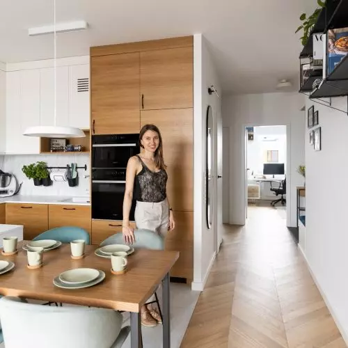 Apartment in shades of sage