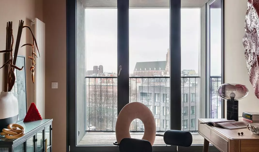 The home office in the apartment of architect Aldona Banasiuk-Suchorzewska