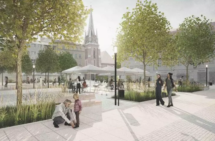 Competition for the development of an urban and architectural concept for the development of the Old Town area in Raciborz