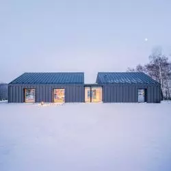 Dom w górach, proj.: Kropka Studio, Polska
