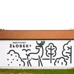 Jeleń na żłobku numer 6