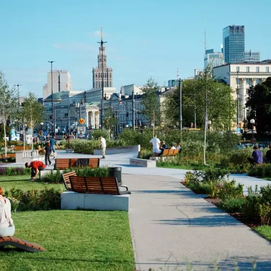 Skwer Ratusz Arsenał, proj.: WWJA