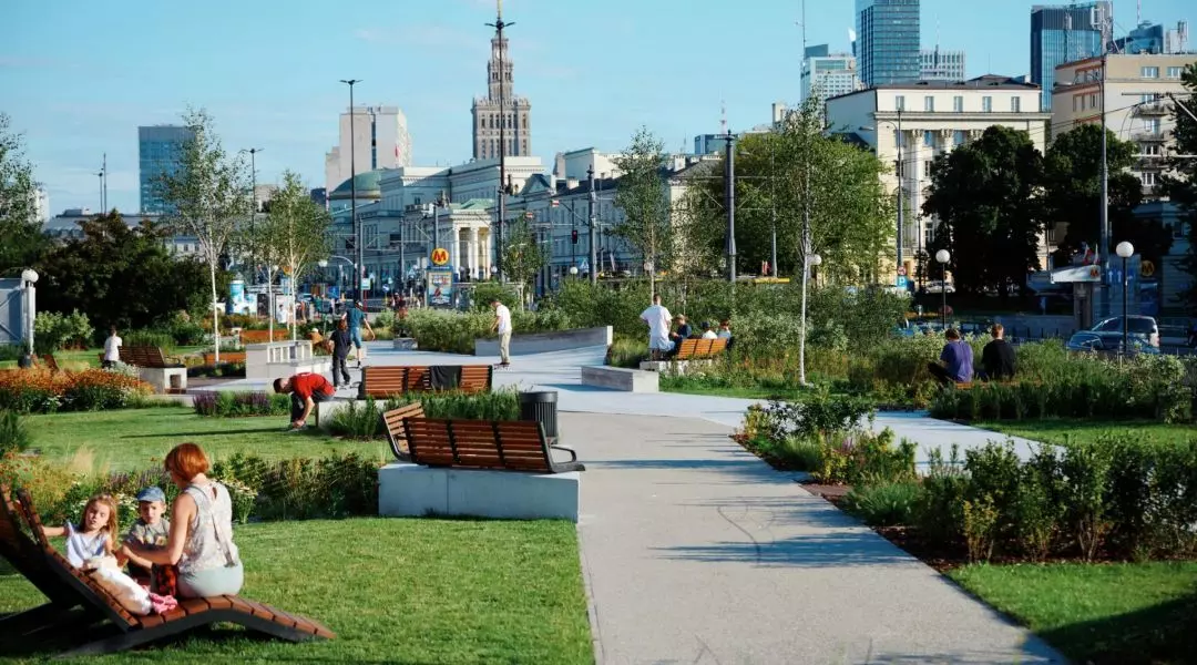 Skwer Ratusz Arsenał, proj.: WWJA